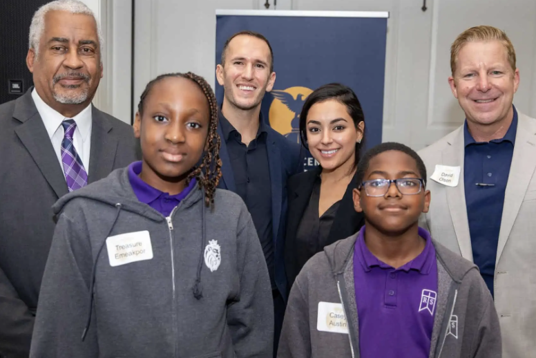 MCPP students and supporters at an education-freedom event