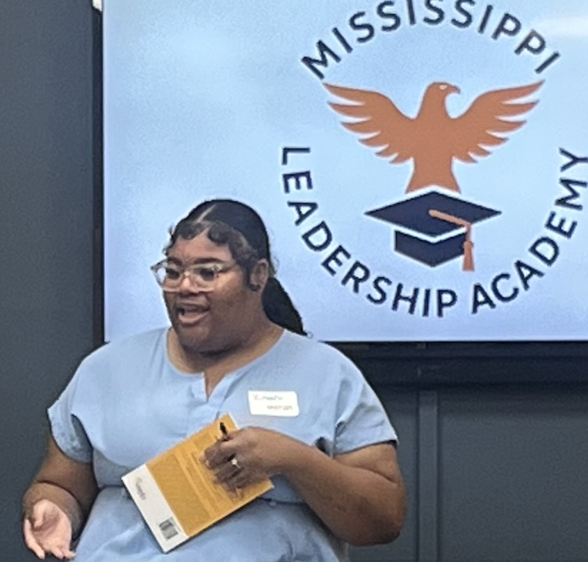 A Leadership Academy cohort in session in Jackson